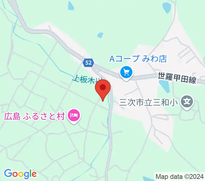 みわ文化センターの地図