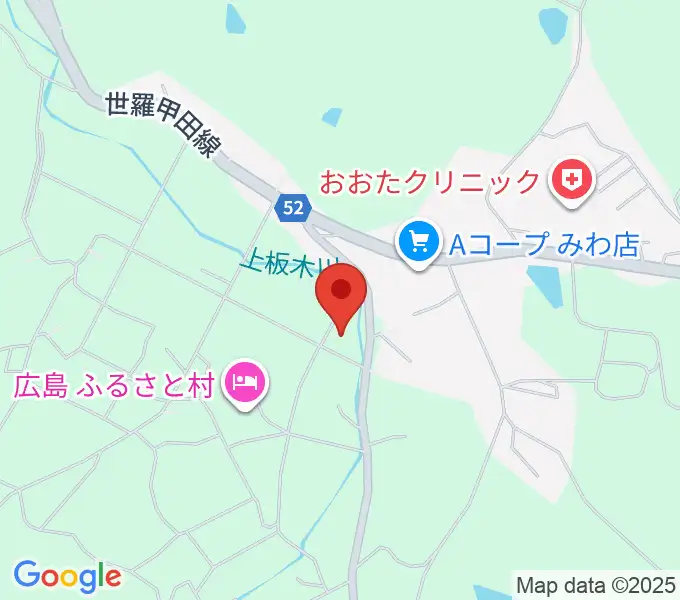 みわ文化センターの地図