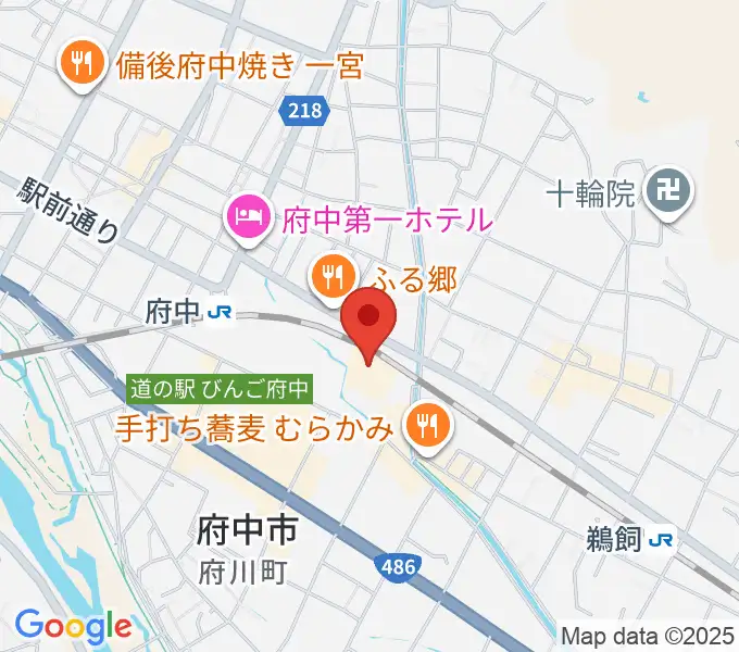 ジーベックホールの地図
