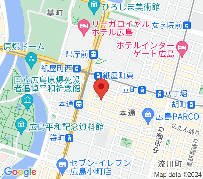 浜松ピアノ社の場所