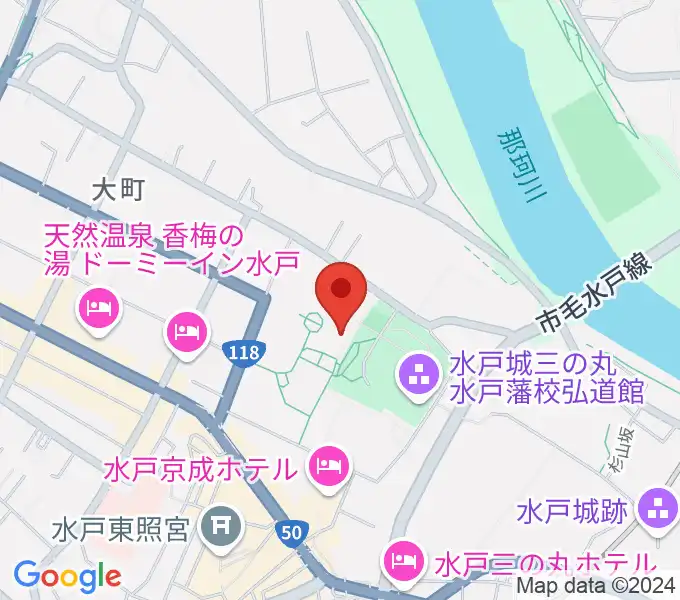 NHK文化センター 水戸教室の地図