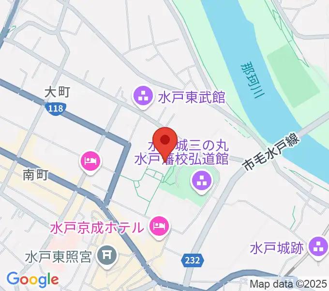 NHK文化センター 水戸教室の地図