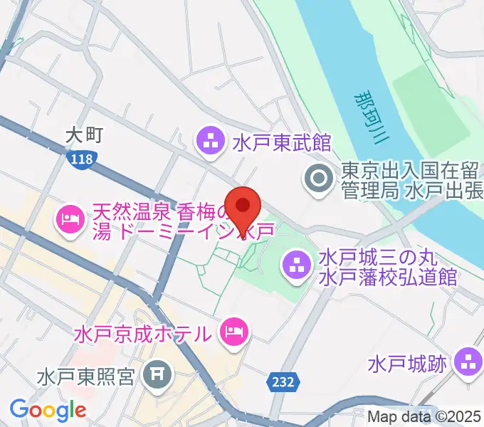 NHK文化センター 水戸教室の地図
