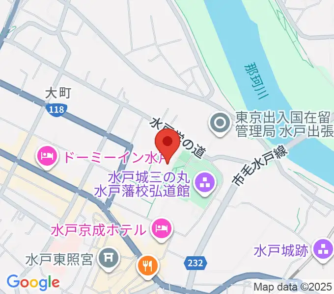 NHK文化センター 水戸教室の地図