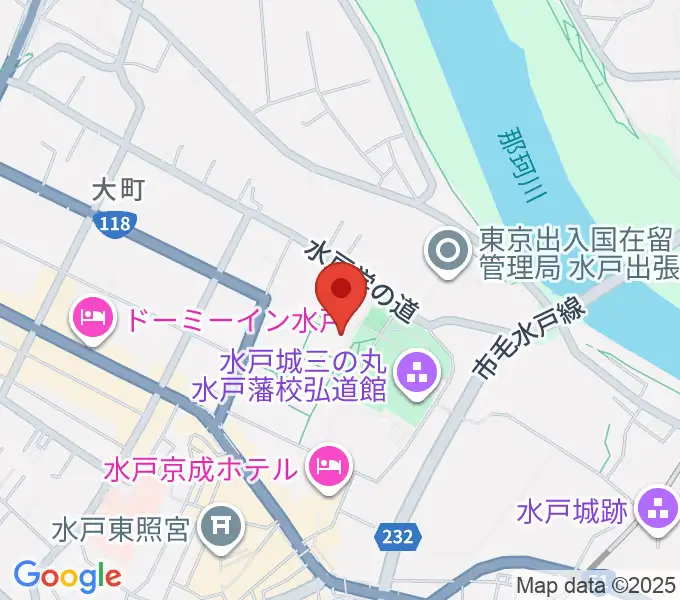 NHK文化センター 水戸教室の地図