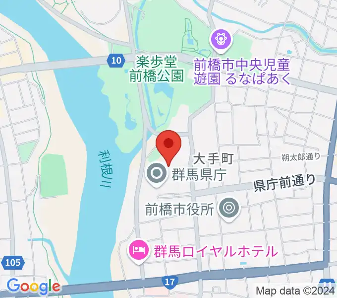 NHK文化センター 前橋教室の地図