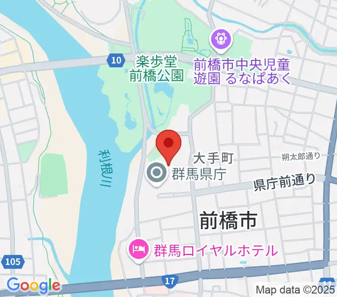 NHK文化センター 前橋教室の地図