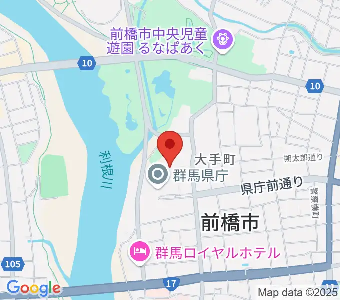 NHK文化センター 前橋教室の地図