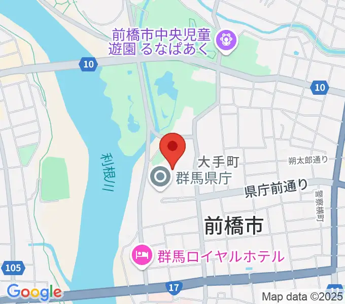NHK文化センター 前橋教室の地図