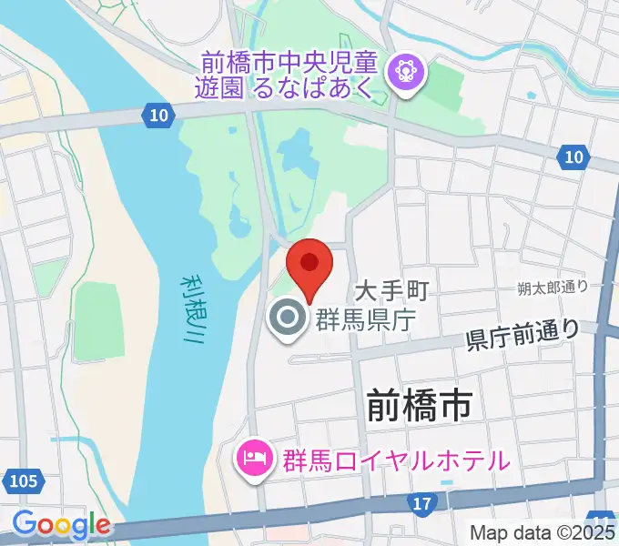 NHK文化センター 前橋教室の地図