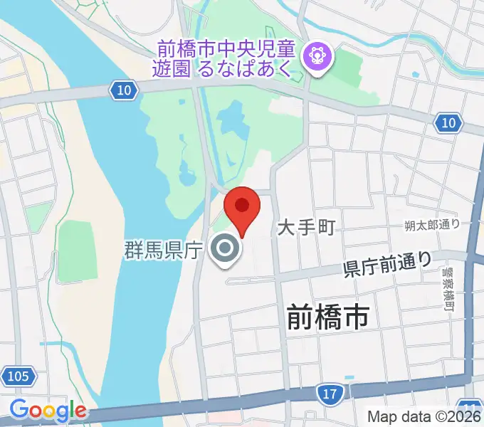 NHK文化センター 前橋教室の地図