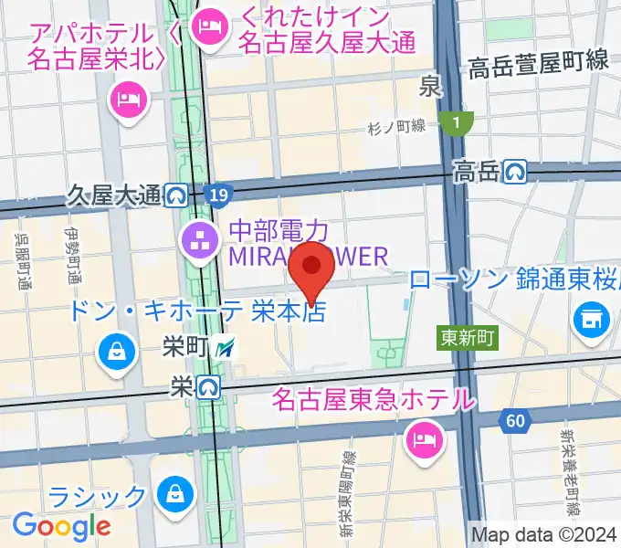 NHK文化センター 名古屋教室の地図