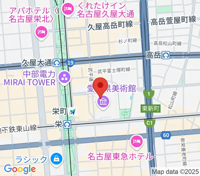 NHK文化センター 名古屋教室の地図