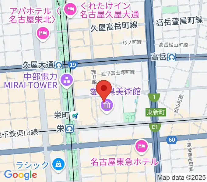 NHK文化センター 名古屋教室の地図