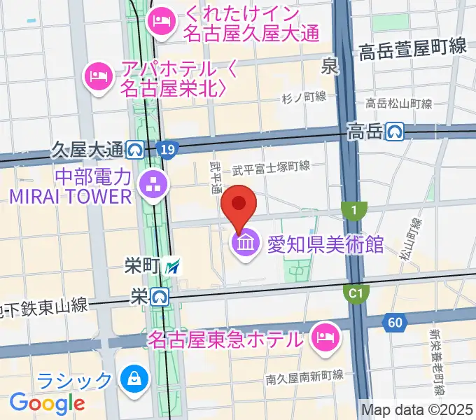 NHK文化センター 名古屋教室の地図