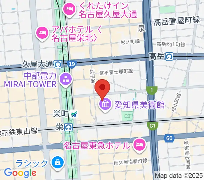 NHK文化センター 名古屋教室の地図