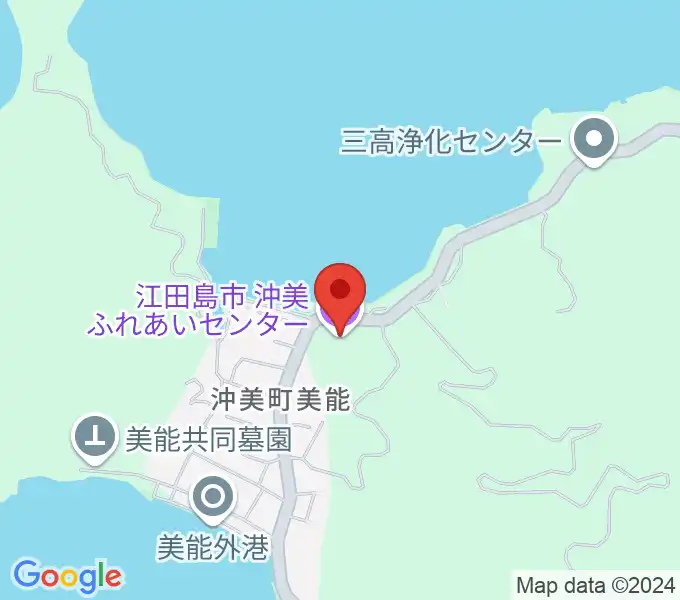 沖美ふれあいセンターの地図