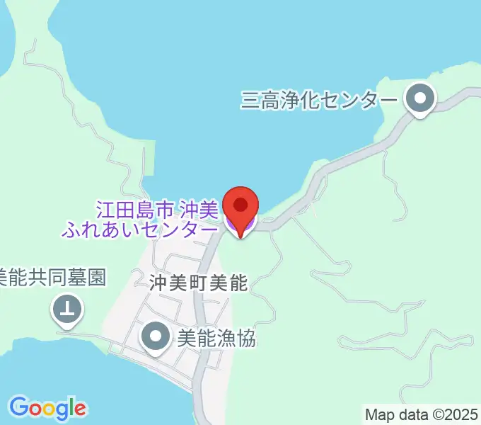 沖美ふれあいセンターの地図