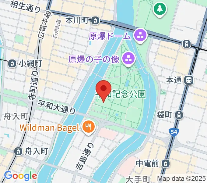 広島国際会議場フェニックスホールの地図