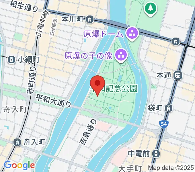広島国際会議場フェニックスホールの地図