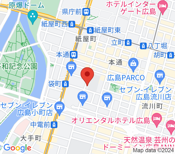 広島市まちづくり市民交流プラザの場所
