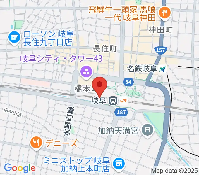 NHK文化センター 岐阜教室の地図