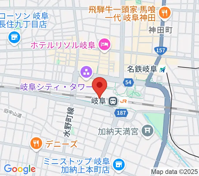 NHK文化センター 岐阜教室の地図