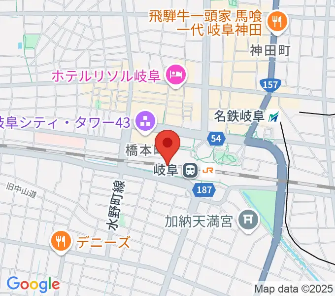 NHK文化センター 岐阜教室の地図