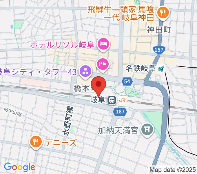 NHK文化センター 岐阜教室の地図