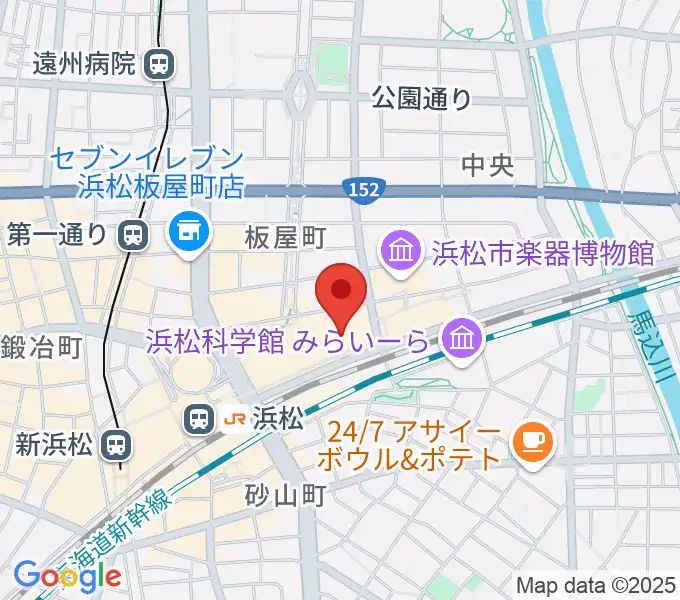 NHK文化センター浜松教室の地図
