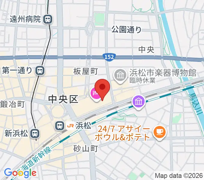 NHK文化センター浜松教室の地図
