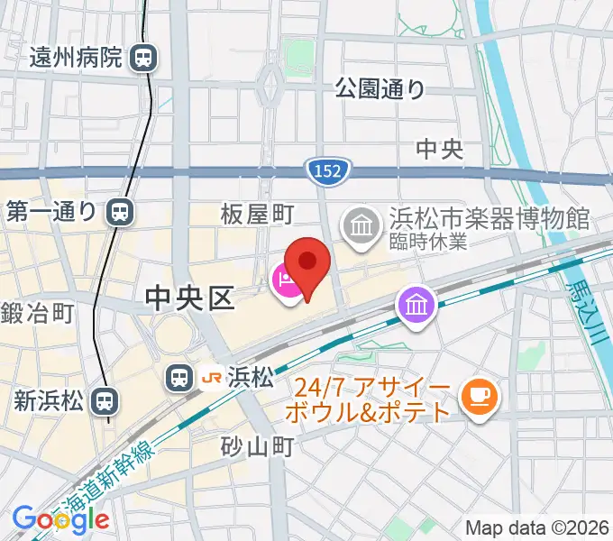 NHK文化センター浜松教室の地図