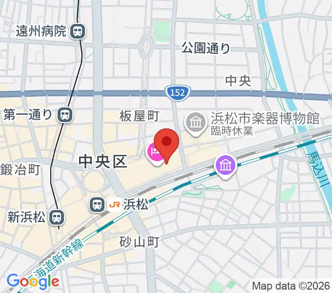 NHK文化センター浜松教室の地図