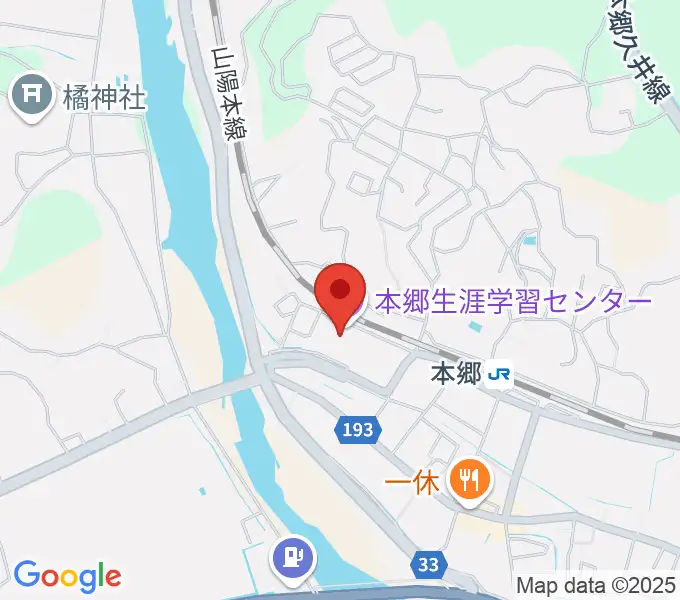 本郷生涯学習センター にいたかホールの地図