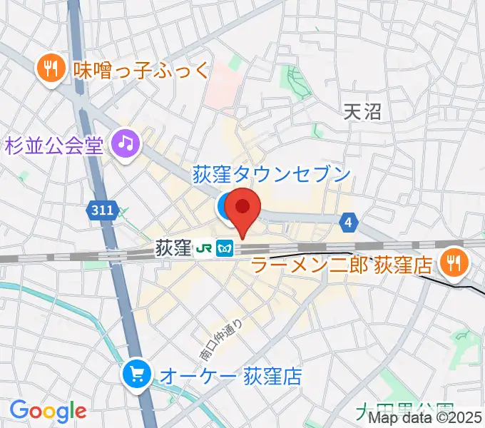 よみうりカルチャー荻窪の地図