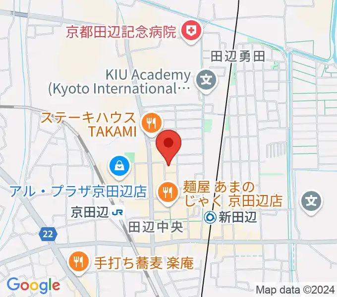 中川ミュージックスクールの地図