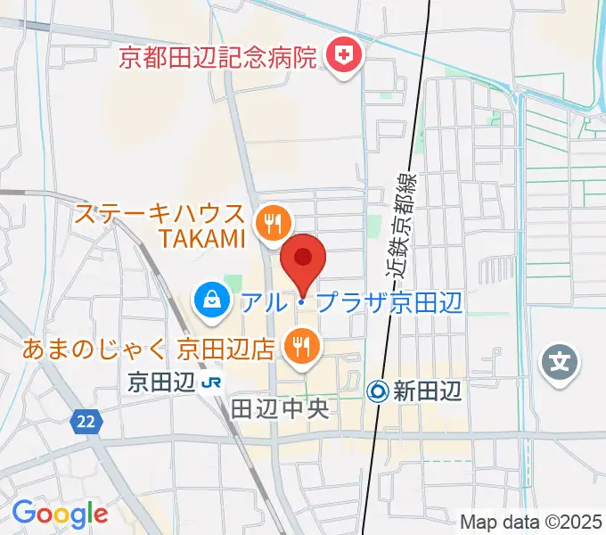 中川ミュージックスクールの地図