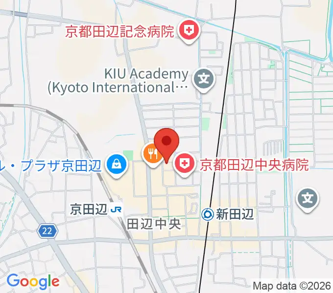 中川ミュージックスクールの地図