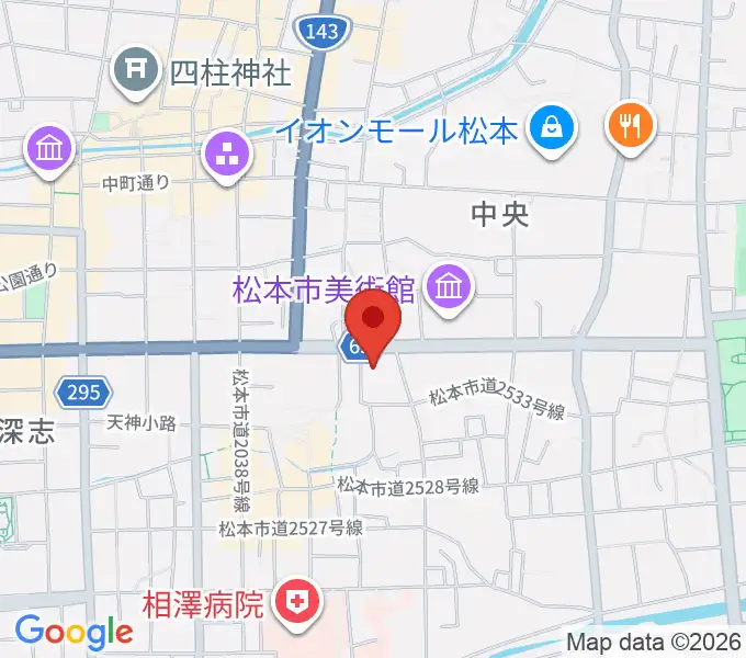 NHK文化センター松本教室の地図