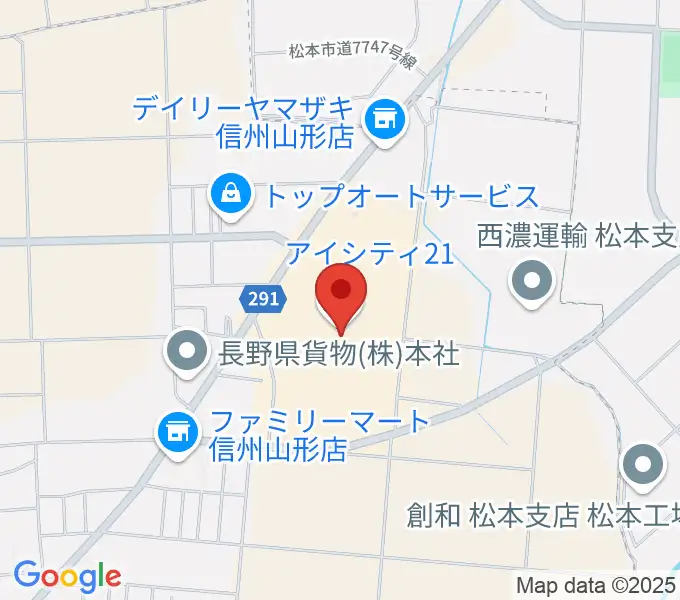 NHK文化センター 松本・iCITY21教室の地図