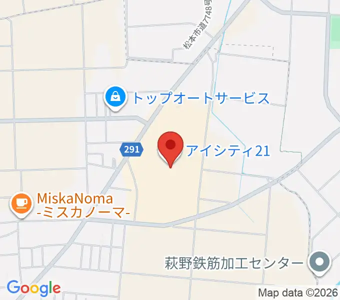 NHK文化センター 松本・iCITY21教室の地図