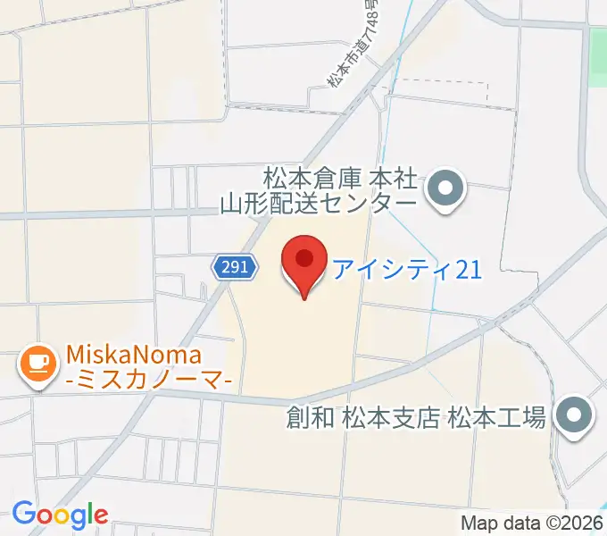 NHK文化センター 松本・iCITY21教室の地図