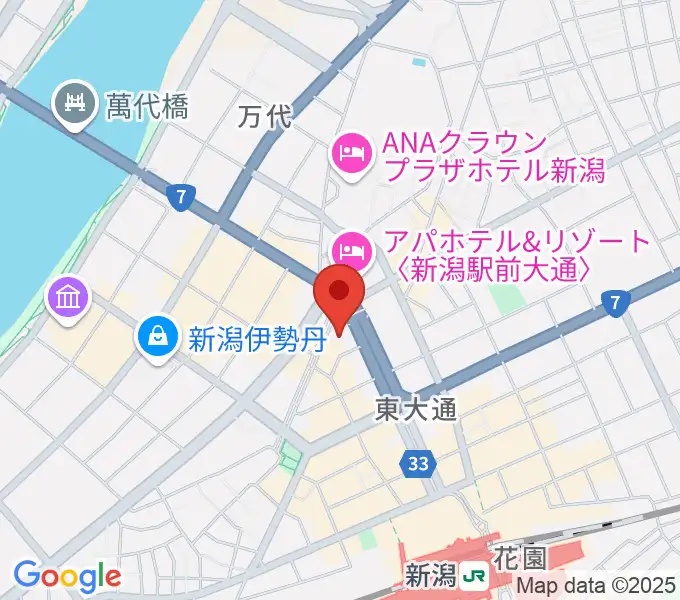 NHK文化センター新潟教室の地図