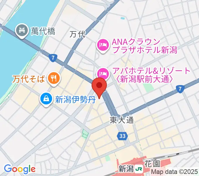 NHK文化センター新潟教室の地図
