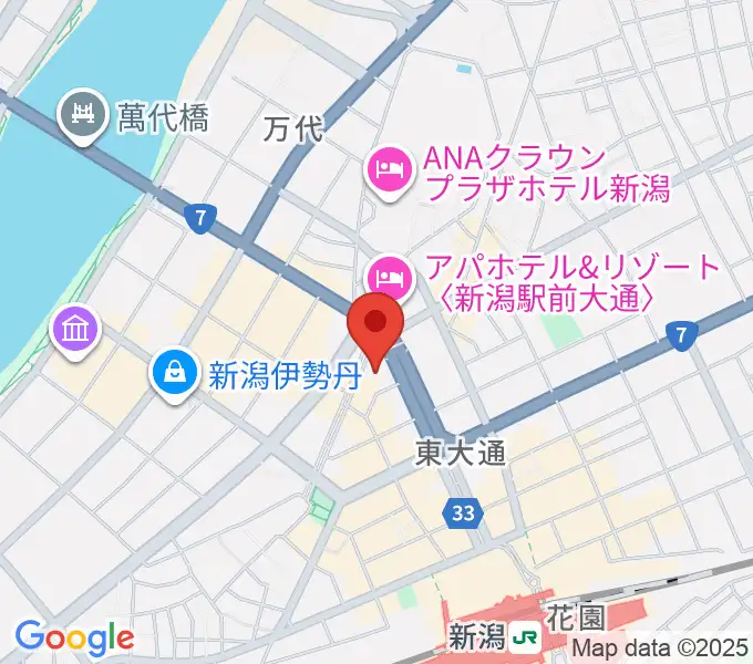 NHK文化センター新潟教室の地図