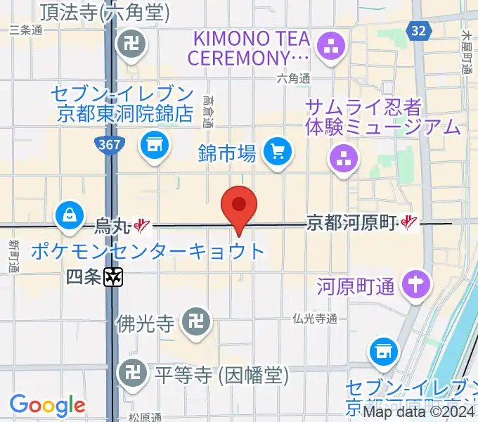 NHK文化センター京都教室の地図