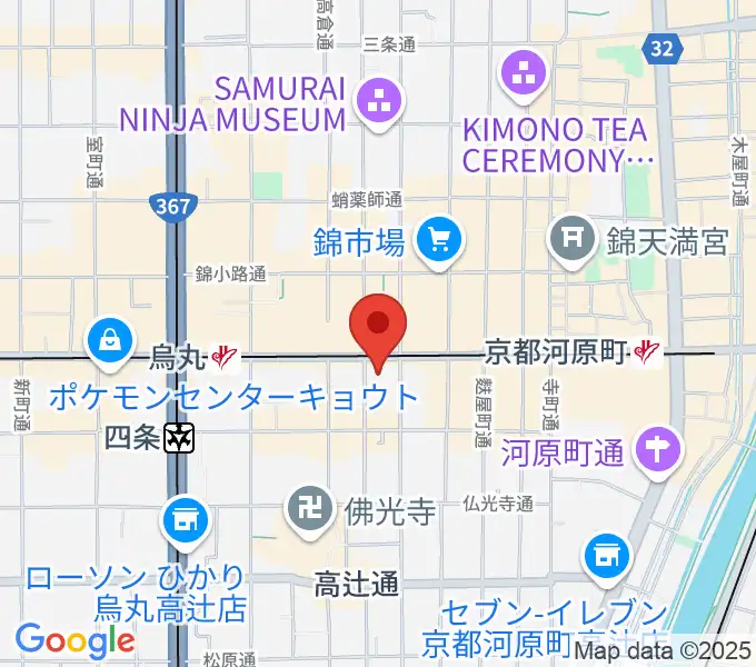 NHK文化センター京都教室の地図