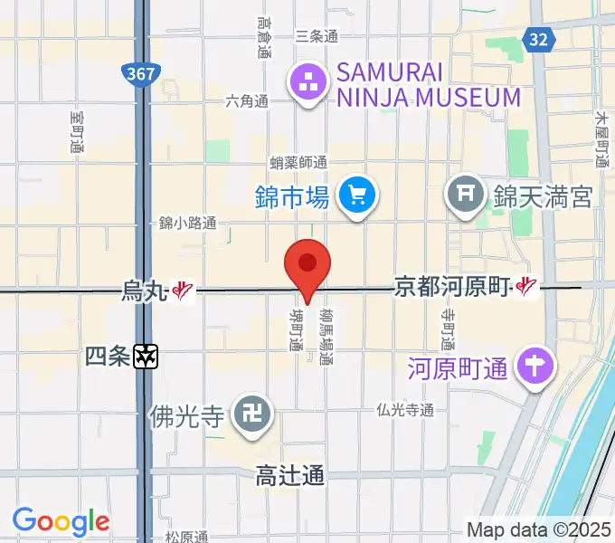 NHK文化センター京都教室の地図