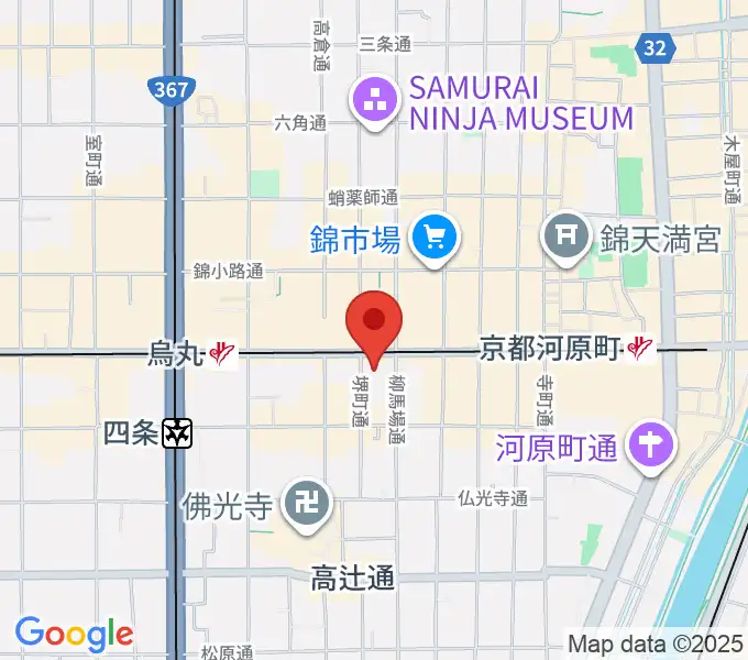 NHK文化センター京都教室の地図