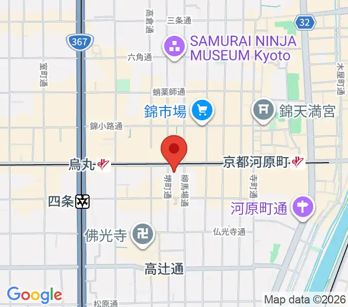 NHK文化センター京都教室の地図